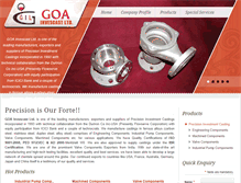 Tablet Screenshot of goainvescast.com